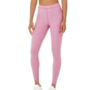 Alo Yoga Purple Pink Lavender Heather High Waist Alosoft Flow Leggings